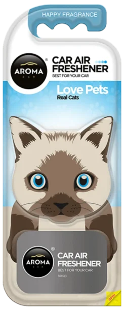 Aroma Car Zapach do Samochodu Real Cats Happy Fragrance op. 1szt.