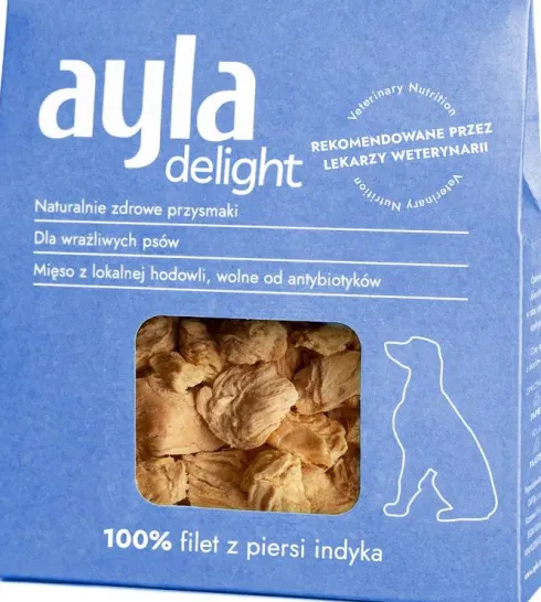 Ayla Delight Filet z piersi indyka Przysmaki liofilizowane dla psa op. 28g