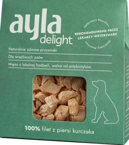 Ayla Delight Filet z piersi kurczaka Przysmaki liofilizowane dla psa op. 28g