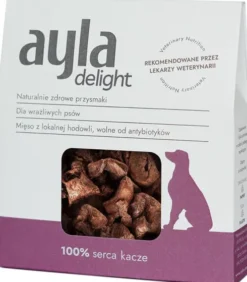 Ayla Delight Serca kacze Przysmaki liofilizowane dla psa op. 28g