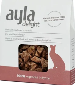 Ayla Delight Wątróbki indycze Przysmaki liofilizowane dla kota op. 28g