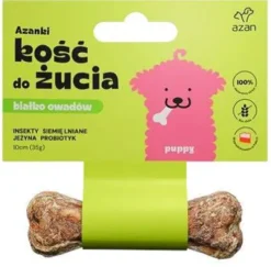 Azan Kość do żucia Azanki Puppy z białkiem owadów op. 35g