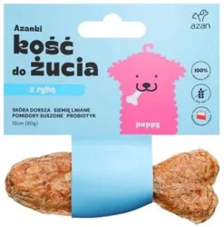 Azan Kość do żucia Azanki Puppy z rybą op. 60g