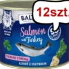 Baltica Excellent Adult Salmon&Turkey Mokra karma dla kota op. 185g Pakiet 12szt.