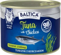 Baltica Excellent Adult Tuna&Chicken Mokra karma dla kota op. 185g