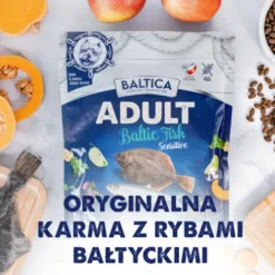 Baltica Excellent Sensitive Adult Medium Baltic Fish Sucha Karma dla psa op. 9kg + Baltica Przysmak Hello Summer i Piłka plażowa GRATIS