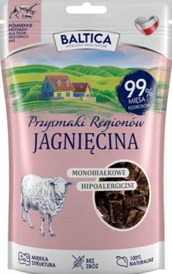 Baltica Monobiałkowe Przysmaki Regionów Jagnięcina dla psa op. 80g
