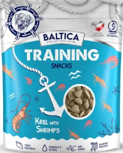 Baltica Przysmaki treningowe z krylem i krewetką dla psa op. 600g
