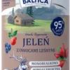 Baltica Smaki Regionów Adult Jeleń z owocami leśnymi Mokra Karma dla psa op. 400g Pakiet 12szt.