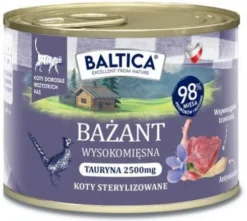 Baltica Smaki Regionów Adult Mono Bażant Mokra karma dla kota op. 185g
