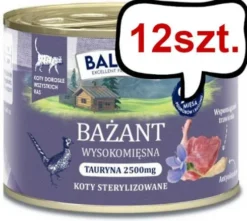 Baltica Smaki Regionów Adult Mono Bażant Mokra karma dla kota op. 185g Pakiet 12szt.