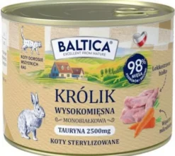 Baltica Smaki Regionów Adult Mono Pakiet degustacyjny Mokra karma dla kota op. 6x185g