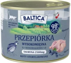 Baltica Smaki Regionów Adult Mono Pakiet degustacyjny Mokra karma dla kota op. 6x185g