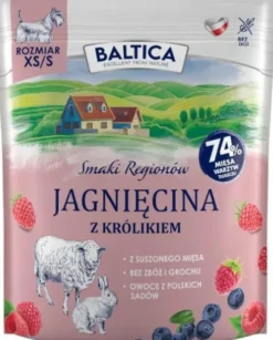 Baltica Smaki Regionów Adult Small Jagnięcina z Królikiem Sucha Karma dla psa op. 1kg