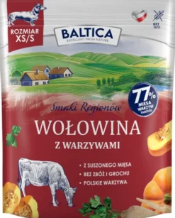 Baltica Smaki Regionów Adult Small Wołowina z Warzywami Sucha Karma dla psa op. 1kg
