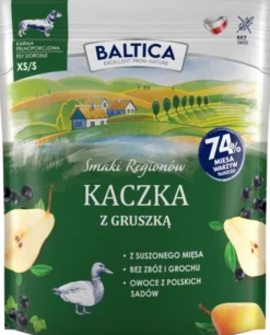 Baltica Smaki Regionów Adult XS/S Kaczka z gruszką Sucha Karma dla psa op. 1kg
