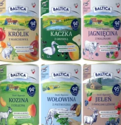 Baltica Smaki Regionów Pakiet degustacyjny Mokra Karma dla psa op. 6x400g