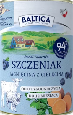 Baltica Smaki Regionów Puppy Jagnięcina z Cielęciną Mokra Karma dla szczeniaka op. 400g