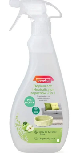 Beaphar Odplamiacz i neutralizator zapachów 2in1 Odour Neutraliser dla psa i kota poj. 500ml
