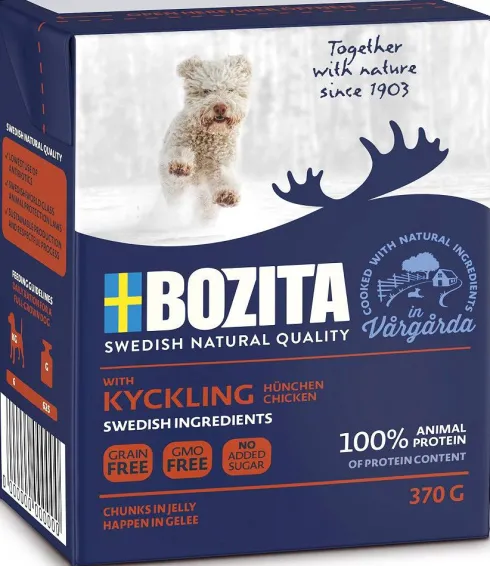 Bozita Adult Chicken in Jelly Mokra Karma dla psa op. 370g Pakiet 6szt. WYPRZEDAŻ
