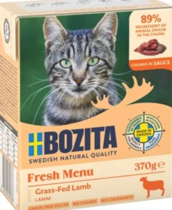Bozita Adult Jagnięcina w sosie Mokra Karma dla kota op. 370g