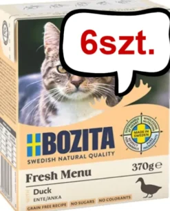 Bozita Adult Kaczka w sosie Mokra Karma dla kota op. 370g Pakiet 6szt.