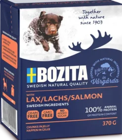 Bozita Adult Salmon in Jelly Mokra Karma dla psa op. 370g Pakiet 6szt. WYPRZEDAŻ