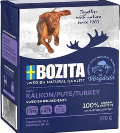 Bozita Adult Turkey in Jelly Mokra Karma dla psa op. 370g Pakiet 6szt. WYPRZEDAŻ