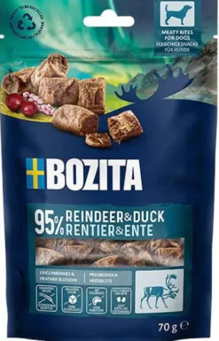 Bozita Przysmak Mięsny Renifer z kaczką dla psa op. 70g WYPRZEDAŻ