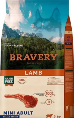 Bravery Adult Mini Lamb Grain Free Sucha karma dla psa op. 2kg