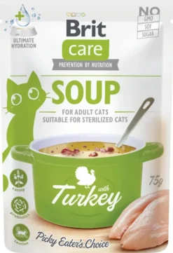 Brit Care Adult Soup Pakiet degustacyjny Mokra Karma dla kota op. 5x75g