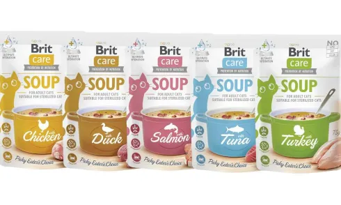 Brit Care Adult Soup Pakiet degustacyjny Mokra Karma dla kota op. 5x75g