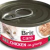 Brit Care Cat Adult Chicken in gravy Mokra Karma dla kota op. 80g