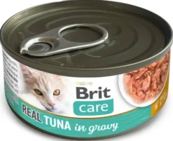 Brit Care Cat Adult Tuna in gravy Mokra Karma dla kota op. 80g