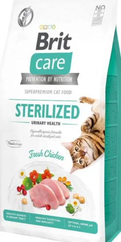 Brit Care Cat Grain-Free Sterilized Urinary Sucha Karma dla kota op. 400g