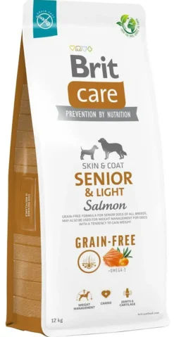 Brit Care Grain-Free Senior&Light Salmon Sucha Karma dla psa op. 12kg