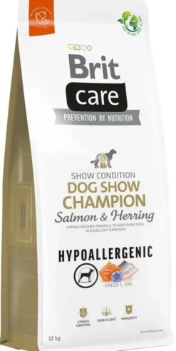 Brit Care Hypoallergenic Dog Show Champion Adult Salmon&Herring Sucha Karma dla psa op. 12kg