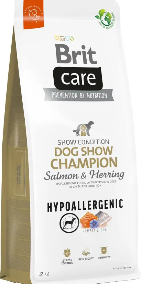 Brit Care Hypoallergenic Dog Show Champion Adult Salmon&Herring Sucha Karma dla psa op. 2x12kg MEGA-PAK