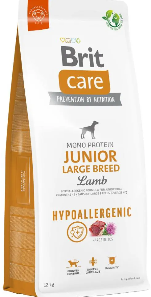 Brit Care Hypoallergenic Junior Large Breed Lamb Sucha Karma dla szczeniaka op. 2x12kg MEGA-PAK