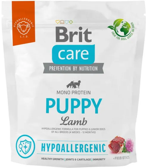 Brit Care Hypoallergenic Puppy Lamb Sucha Karma dla szczeniaka op. 1kg
