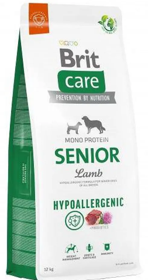 Brit Care Hypoallergenic Senior Lamb Sucha Karma dla psa op. 2x12kg MEGA-PAK