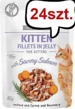 Brit Care Kitten Salmon JELLY Mokra karma dla kociąt op. 85g SASZETKA Pakiet 24szt.