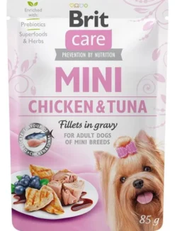 Brit Care Mini Adult Chicken&Tuna Mokra Karma dla psa op. 85g Pakiet 24szt.