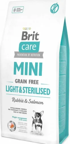 Brit Care MINI Adult Light&Sterilised Rabbit&Salmon Sucha Karma dla psa op. 2kg