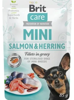 Brit Care Mini Adult Sterilised Salmon&Herring Mokra Karma dla psa op. 85g