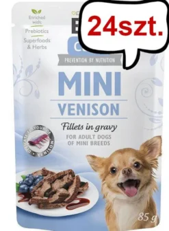 Brit Care Mini Adult Venison Mokra Karma dla psa op. 85g Pakiet 24szt.