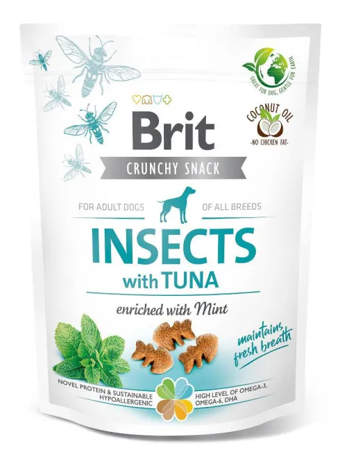 Brit Care Przysmak Crunchy Cracker Insect&Tuna dla psa op. 200g