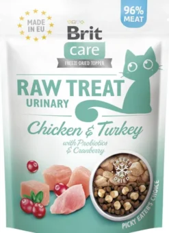 Brit Care Przysmak Raw Treat Urinary Chicken&Turkey dla kota op. 40g