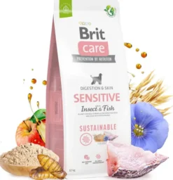 Brit Care Sustainable Adult Sensitive Insect&Fish Sucha Karma dla psa op. 2x12kg MEGA-PAK