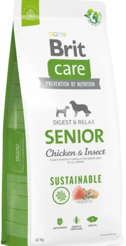 Brit Care Sustainable Senior Chicken&Insect Sucha Karma dla psa op. 12kg